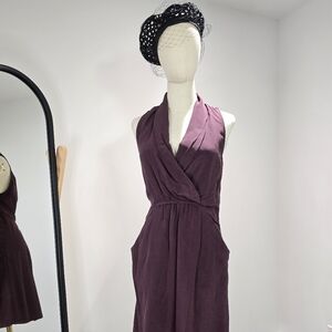 Wilfred Deep Purple Silk Dress XS